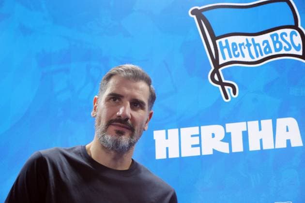 Coach Cristian Fiel PK Press conference on coach presentation Sport Football Soccer DFL Bundesliga Men Season 2024 2025 25 06 2024 Hertha BSC Berlin