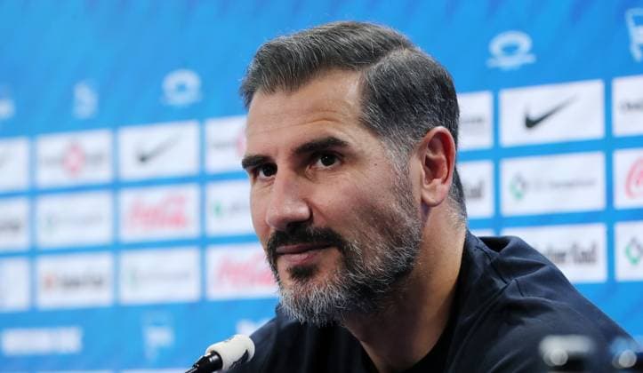 Coach Cristian Fiel PK Press conference on coach presentation Sport Football Soccer DFL Bundesliga Men Season 2024 2025 25 06 2024 Hertha BSC Berlin