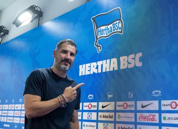 Football, Men, Season 2024 2025, 2 Bundesliga, Hertha BSC, Press conference, Presentation of the new coach Cristian Fiel, 25 06 2024, Copyright: xMatthiasxKochx
