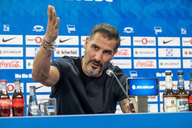 Football, Men, Season 2024 2025, 2 Bundesliga, Hertha BSC, Press conference, Presentation of the new coach Cristian Fiel, 25 06 2024, Copyright: xMatthiasxKochx