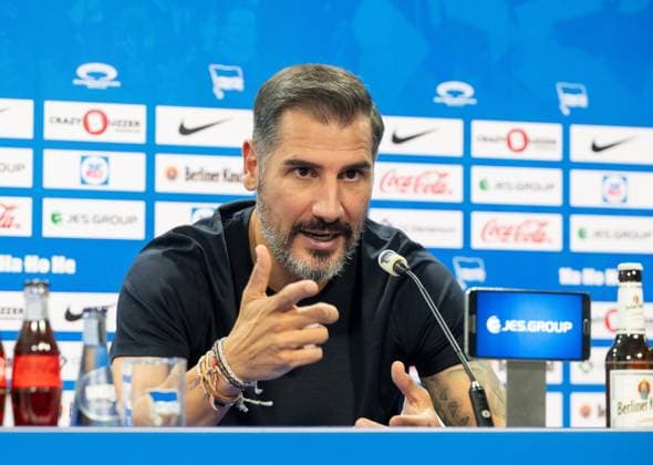 Football, Men, Season 2024 2025, 2 Bundesliga, Hertha BSC, Press conference, Presentation of the new coach Cristian Fiel, 25 06 2024, Copyright: xMatthiasxKochx