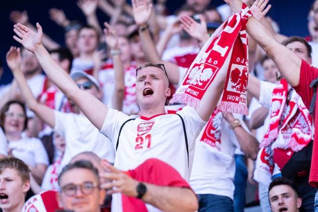 GER, Euro 2024, Group D, France FRA vs Poland POL 25 06 2024, Signal Iduna Park BVB Stadion Dortmund, Dortmund, GER, Euro 2024, Group D, France FRA vs Poland POL In the picture Poland POL fan, screams, gestures, facial expressions, emotions, celebrates, cheers, claps nordphotoxGmbHxx xChristianxSchulze nph000300