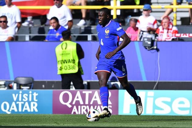Soccer UEFA EURO 2024 Group Stage 3 Matchday France Poland on 25 06 2024 at BVB Stadion Dortmund in Dortmund Dayot Upamecano France xRx