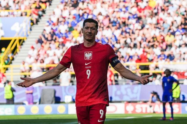 Robert Lewandowski Poland, Poland, Polska, 09 Dortmund 25 06 2024 France vs Poland, EURO2024 M32, Group D, EM Arena Dortmund