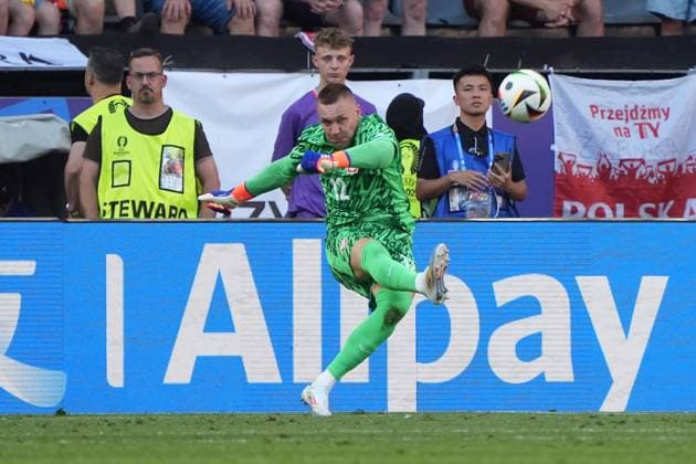 Goalkeeper Lukasz Skorupski Poland, Poland, Polska, 12 Dortmund 25 06 2024 France vs Poland, EURO2024 M32, Group D, EM Arena Dortmund