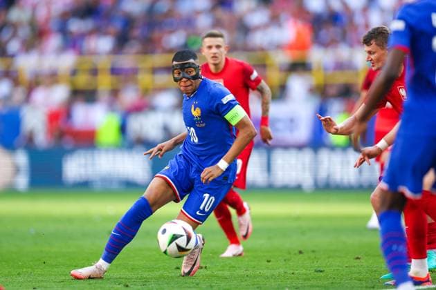DORTMUND 25.06.2024 MECZ III RUNDA GRUPA D MISTRZOSTW EUROPY 2024: FRANCJA - POLSKA --- THIRD ROUND GROUP D UEFA EURO, EM, Europameisterschaft,Fussball 2024 MATCH IN DORTMUND: FRANCE - POLAND NZ KYLIAN MBAPPE FOT. PATRYK PINDRAL 400MM.PL NEWSPIX.PL --- Newspix.pl  20240625_PP83_101A5795