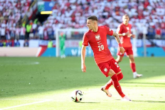 DORTMUND 25.06.2024 MECZ III RUNDA GRUPA D MISTRZOSTW EUROPY 2024: FRANCJA - POLSKA --- THIRD ROUND GROUP D UEFA EURO, EM, Europameisterschaft,Fussball 2024 MATCH: FRANCE - POLAND SEBASTIAN SZYMANSKI FOT. PIOTR KUCZA FOTOPYK NEWSPIX.PL --- Newspix.pl  240625PYK0059