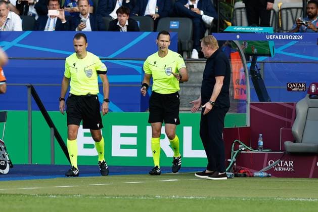 BERLIN, Olympia Stadium , 25-06-2024 , European Football Championship Euro2024, Group stage match no.31 between Netherlands and Austria, referee Ivan Kruzllak Netherlands - Austria (Euro2024)  x25596764x Copyright: