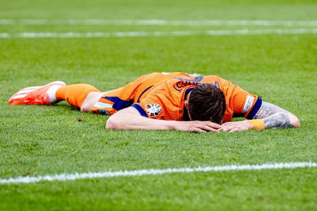 BERLIN, Olympia Stadium , 25-06-2024 , European Football Championship Euro2024, Group stage match no.31 between Netherlands and Austria, Netherlands player Wout Weghorst disappointed Netherlands - Austria (Euro2024)  x25596818x Copyright: