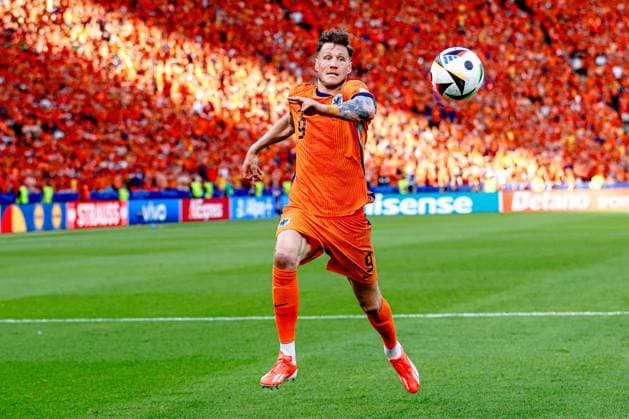 BERLIN, Olympia Stadium , 25-06-2024 , European Football Championship Euro2024, Group stage match no.31 between Netherlands and Austria, Netherlands player Wout Weghorst Netherlands - Austria (Euro2024)  x25596837x Copyright: