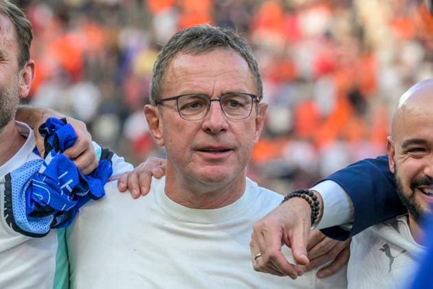 GER, Berlin, Football, Austria vs Netherlands, Group D, Group stage, UEFA EURO 2024, SP, Olympia Stadion Berlin, Ralf Rangnick Austria , victory, 2 3, final score, cheer, joy, jubilation, 25 06 2024, Copyright: HMBxMedia UwexKoch