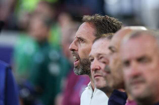 Sport, Football, UEFA EURO 2024 Group C Matchday 3 England Slovenia 25 06 2024, Cologne Stadium Gareth Southgate Head Coach, England Cologne Cologne Stadium North Rhine-Westphalia Germany