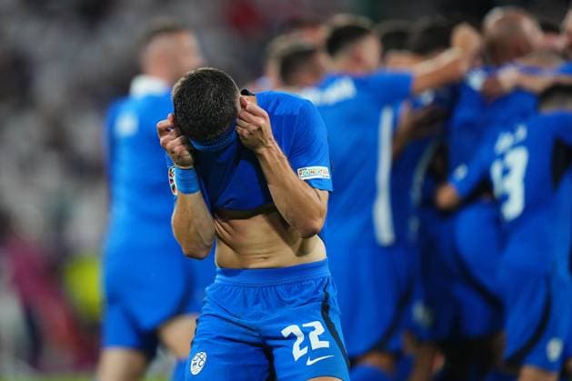 GER: England v Slovenia. UEFA EURO, EM, Europameisterschaft,Fussball 2024 Adam Gnezda Cerin of Slovenia during the UEFA Euro 2024 match between England and Slovenia, Group C, date 3, played at Rhein Energie Stadium on June 25, 2024 in Koln, Germany. kpng Copyright: xBaguxBlancox xPRESSINPHOTOx PS_240625_ING_ESL_098