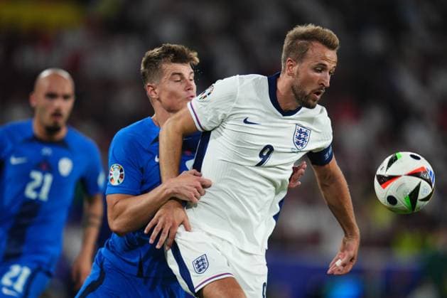GER: England v Slovenia. UEFA EURO, EM, Europameisterschaft,Fussball 2024 Harry Kane of England during the UEFA Euro 2024 match between England and Slovenia, Group C, date 3, played at Rhein Energie Stadium on June 25, 2024 in Koln, Germany. kpng Copyright: xBaguxBlancox xPRESSINPHOTOx PS_240625_ING_ESL_091