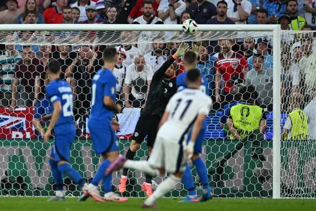 Jan Oblak (Slovenia) during the UEFA EURO, EM, Europameisterschaft,Fussball Germany 2024 match between England 0-0 Slovenia at Cologne Stadium on June 25, 2024 inCologne, Germany. Noxthirdxpartyxsales  (257670798)