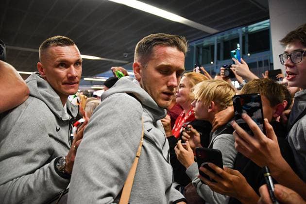 2024.06.26 Warszawa pilka nozna reprezentacja Polski Powrot reprezentacji Polski N z Lukasz Skorupski Piotr Zielinski Foto Pawel Bejnarowicz PressFocus 2024.06.26 Warszawa Football - Polish national team, Nationalteam Powrot reprezentacji Polski Lukasz Skorupski Piotr Zielinski Credit: Pawel Bejnarowicz PressFocus NEWSPIX.PL --- Newspix.pl Polish national team return from euro 2024 in Germany POLAND OUT!  20240626PB2571