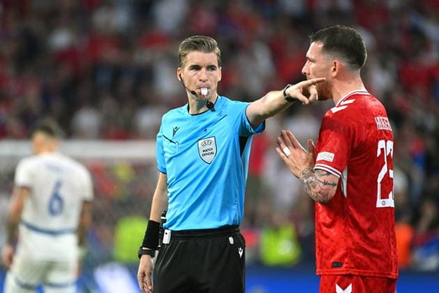 EURO 2024, referee Francois Letexier from France officiates the European Championship final, archive pictures