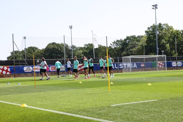 SOCCER - UEFA EURO, EM, Europameisterschaft,Fussball 2024 BERLIN,GERMANY,26.JUN.24 - SOCCER -UEFA EURO 2024, OEFB, Oesterreichischer Fussball-Bund, training. Image shows the team of AUT.  GEPAxpictures xArminxRauthner