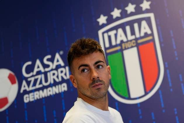 Italy s Stephan El Shaarawy speaks with the media during a Italy training session at Hemberg-Stadion on June 26, 2024 in Iserlohn, Germany. - Soccer.  Copyright: xFabioxFerrari LaPressex