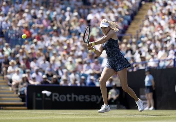 Katie Boulter of GBR in action Rothesay International Eastbourne, Day 4, Tennis, Devonshire Park, Eastbourne, UK - 26 June 2024  Copyright: xEllaxLing Shutterstockx 14558912bw