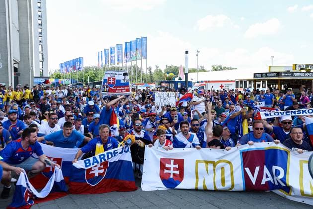 EURO 2024, Slovakia - Romania, Fans before the match