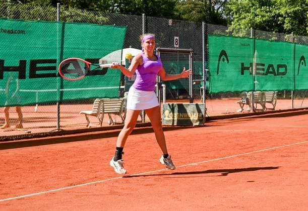 26 06 2024, xpsx, Tennis ITF Tournament, v l Fenna Steveker GER Bruchköbel Hessen Germany DEU