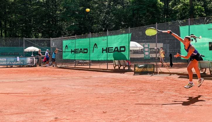 26 06 2024, xpsx, Tennis ITF Tournament, v l Viola Bedini ITA Bruchköbel Hessen Germany DEU