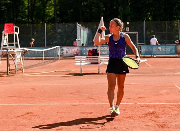26 06 2024, xpsx, Tennis ITF Tournament, v l Viola Bedini ITA Bruchköbel Hessen Germany DEU