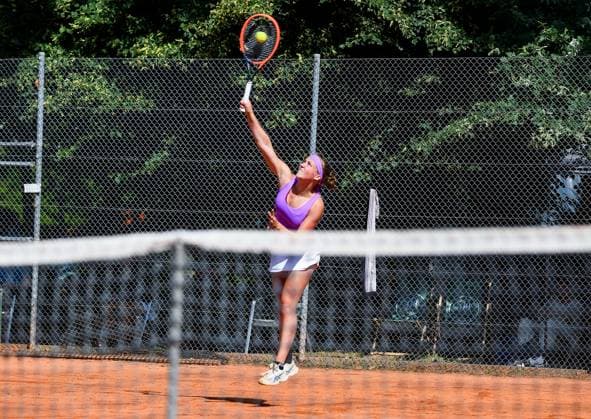 26 06 2024, xpsx, Tennis ITF Tournament, v l Fenna Steveker GER Bruchköbel Hessen Germany DEU