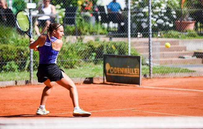 26 06 2024, xpsx, Tennis ITF Tournament, v l Viola Bedini ITA Bruchköbel Hessen Germany DEU