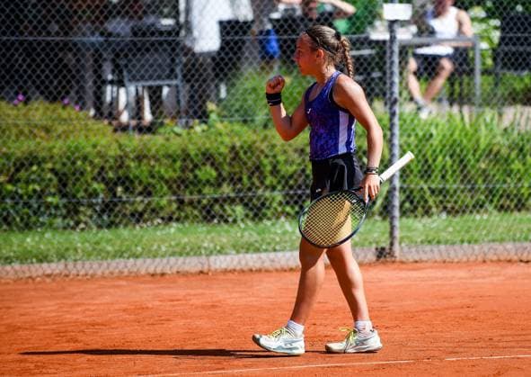26 06 2024, xpsx, Tennis ITF Tournament, v l Viola Bedini ITA Bruchköbel Hessen Germany DEU