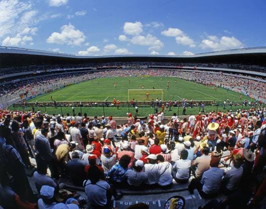 Archivbilder der Woche SPORT KW25 13.06.86 Dänemark - Deutschland Mexiko, La Corregidora, 13.06.1986, Fussball, FIFA WM 1986 in Mexiko, Dänemark - Deutschland (2:0): Übersicht Stadion. *** 13 06 86 Denmark Germany Mexico, La Corregidora, 13 06 1986, Soccer, FIFA World Cup 1986 in Mexico, Denmark Germany 2 0 Overview Stadium