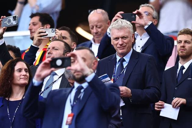 Ex West Ham United manager David Moyes in attendance Ukraine v Belgium, UEFA European Championship, EM, Europameisterschaft 2024, Group E, Football, Stuttgart Arena, Stuttgart, Germany - 26 Jun 2024 EDITORIAL USE ONLY No use with unauthorised audio, video, data, fixture lists, club league logos or live services. Online in-match use limited to 120 images, no video emulation. No use in betting, games or single club league player publications. Copyright: xMichaelxZemanek Shutterstockx 14555605t