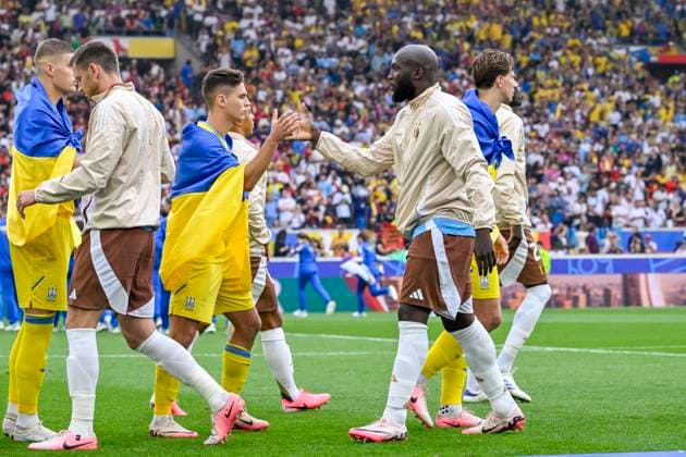 Ukraine v Belgium Group E - UEFA EURO, EM, Europameisterschaft,Fussball 2024 STUTTGART, GERMANY - JUNE 26 : Lukaku Romelu forward of Belgium pictured during the UEFA EURO 2024 European Football Championship tournament group E stage match between Ukraine and Belgium at Stuttgart Arena on June 26, 2024 in Stuttgart, Germany, 26 06 2024 Stuttgart Germany  Copyright: xDhax