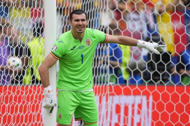 Goalkeeper Goalie Florin Nita Romania Romania, 01 Frankfurt 26 06 2024 Slovakia vs Romania, EURO2024 M33 Group E, EM Arena Frankfurt