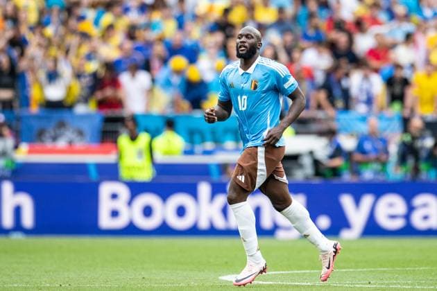 UEFA EURO 2024 Ukraine Belgium 26 06 2024 Romelu Lukaku Belgium, 10 UEFA EURO 2024 Ukraine Belgium Stuttgart Stadion, Stuttgart 26 06 2024 Copyright: xBEAUTIFULxSPORTS Buriakovx