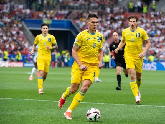 Oleksandr Tymchyk Ukraine, 24 on the ball, GER, Ukraine UKR vs Belgium BEL , European Football Championship, UEFA EURO 2024, Group E, Matchday 3, 26 06 2024 GER, Ukraine UKR vs Belgium BEL , European Football Championship, UEFA EURO 2024, Group E, Matchday 3, 26 06 2024 Stuttgart Copyright: xEibner-Pressefoto Memmlerx EP_MMR