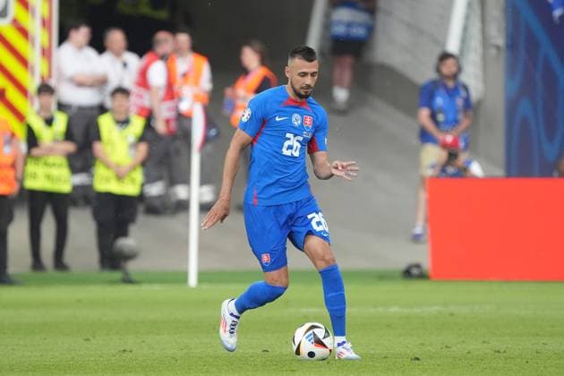 Ivan Schranz Slovakia, Slovakia, 26 Frankfurt 26 06 2024 Slovakia vs. Romania, EURO2024 M33 Group E, EM Arena Frankfurt