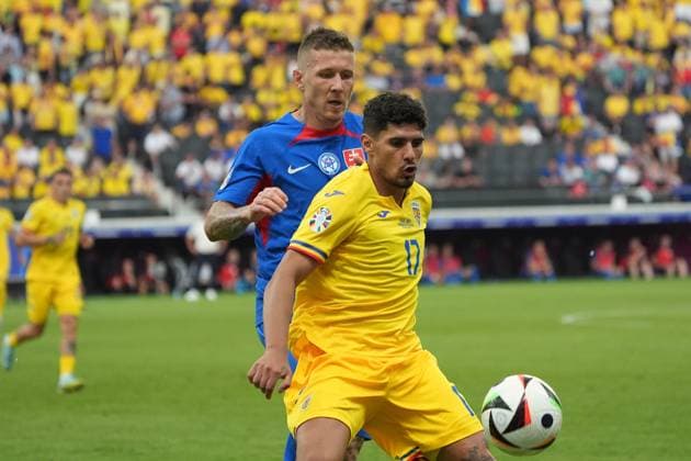 Florinel Coman Romania Romania, 17 Frankfurt 26 06 2024 Slovakia vs Romania, EURO2024 M33 Group E, EM Arena Frankfurt