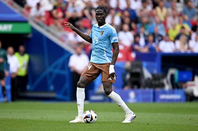 Football Euro 2024 Group E 26 06 2024 Ukraine Belgium Amadou Onana Belgium