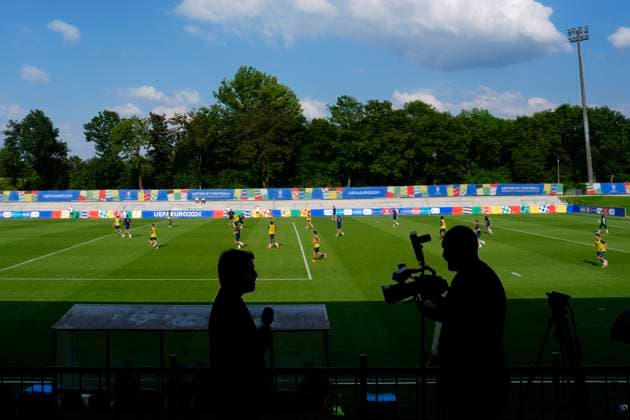 Italy& x2019;s team during training session at the base camp in Iserlohn on June 26, 2024, UEFA EURO, EM, Europameisterschaft,Fussball 2024, Iserlohn, Germany - - Soccer .  Copyright: xFabioxFerrari LaPressex