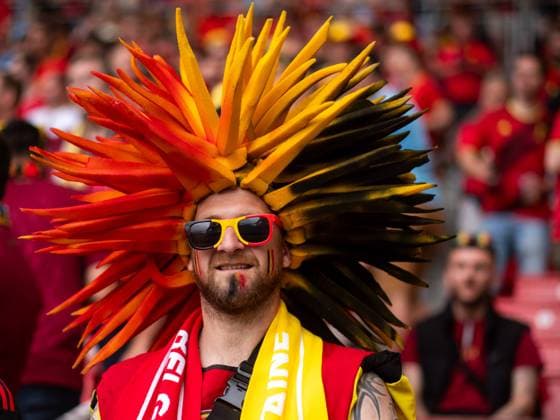 Fans of Belgium, GER, Ukraine UKR vs Belgium BEL , European Football Championship, UEFA EURO 2024, Group E, Matchday 3, 26 06 2024 GER, Ukraine UKR vs Belgium BEL , European Football Championship, UEFA EURO 2024, Group E, Matchday 3, 26 06 2024 Stuttgart Copyright: xEibner-Pressefoto Memmlerx EP_MMR