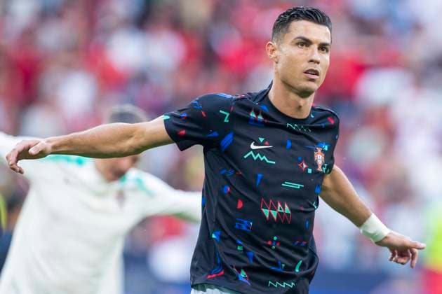 UEFA EURO 2024 Georgia Portugal 26 06 2024 Cristiano Ronaldo Portugal, 7 UEFA EURO 2024 Georgia Portugal Arena AufSchalke, Gelsenkirchen, on 26 06 2024 Copyright: xBEAUTIFULxSPORTS Meuselx