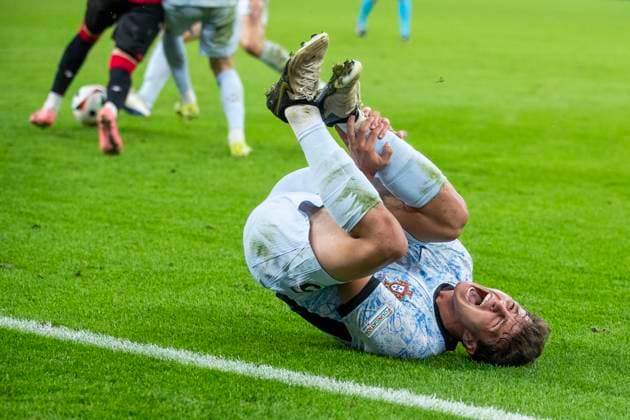 UEFA EURO 2024 Georgia Portugal 26 06 2024 Joao Neves Portugal, 15 screams on the ground UEFA EURO 2024 Georgia Portugal Arena AufSchalke, Gelsenkirchen, on 26 06 2024 Copyright: xBEAUTIFULxSPORTS Meuselx