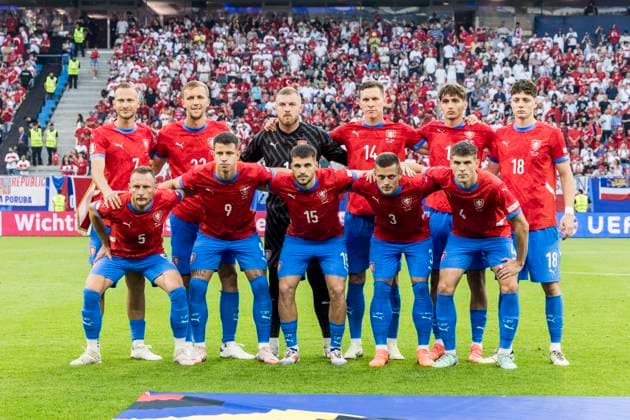 Czechia v Turkey, UEFA EURO, EM, Europameisterschaft,Fussball 2024, Hamburg, Germany Hamburg, Germany. 26th, June 2024. The starting-11 of Czechia for the UEFA Euro 2024 match in Group F between Czechia and Turkey at Volksparkstadion in Hamburg. Hamburg Germany  Copyright: xGonzalesxPhoto LassexLagonix