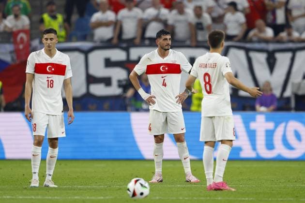 HAMBURG, Volksparkstadium ,26-06-2024 , European Football Championship Euro2024, Group stage match no.36 between Czechia and Turkiye, Turkiye player Samet Akaydin Czechia - Turkiye (Euro2024)  x25606926x Copyright: