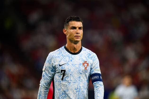 GELSENKIRCHEN, GERMANY - 26 JUNE, 2024: Cristiano Ronaldo The football match of EURO 2024 Georgia vs Portugal at Gelsenkirchen Stadion  Copyright: xVITALIIxKLIUIEVx