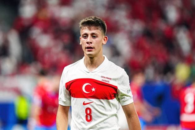 Arda Gueler Turkey, 08 GER, Czech Republic vs Turkey, European Football Championship, UEFA Euro 2024, Matchday 3, 26 06 2024 GER, Czech Republic vs Turkey, European Football Championship, UEFA Euro 2024, Matchday 3, 26 06 2024 Hamburg Copyright: xEibner-Pressefoto MarcelxvonxFehrnx EP_MFN