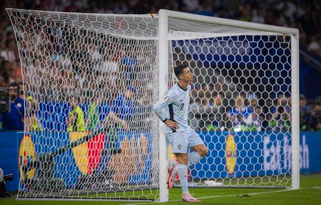 Gelsenkirchen, Germany 26th Jun 2024 Cristiano Ronaldo POR disappointed Georgia Georgia Portugal Portugal 26 06 2024