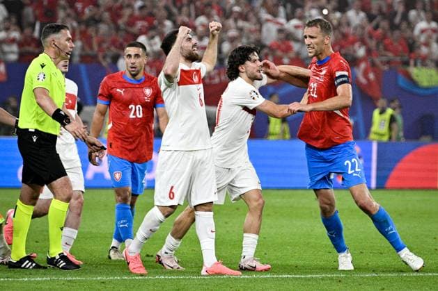 Skirmish after the Group F match of the European Football Championship: Turkey vs Czechia, in Hamburg, Germany, on June 26, 2024. (CTKxPhoto VitxSimanek) CTKPhotoP2024062610770  CTKPhotoP2024062610770